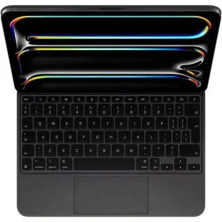 Apple Magic Keyboard für 11" iPad Pro (M4), Tastatur (schwarz, UK-Layout, Scherenmechanik)