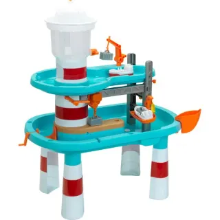 Theo Klein Aqua Action Wasserspieltisch XXL, Lighthouse Splash, Gartenspielgerät