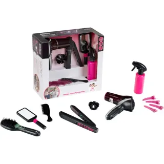 Theo Klein Braun Satin Hair 7 Megafrisierset, Rollenspiel