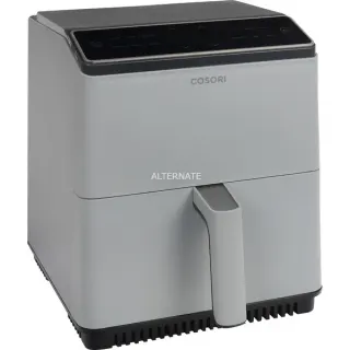 Cosori Heißluftfritteuse Dual Blaze Chef Edition CAF-P583S-AEUR (hellgrau, 1.750 Watt, Korb 6,4 Liter)