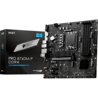 MSI B760M-P DDR4, Mainboard (schwarz)
