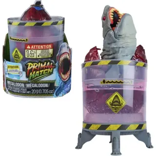 Spin Master Primal Hatch - Interaktiver Megalodon Hai im Ei, Spielfigur (über 80 Soundeffekte und Reaktionen)