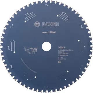 Bosch Professional EXPERT Steel Kreissägeblatt, Ø 254mm, 60Z (Bohrung 25,4mm, für Kapp- & Gehrungssägen)