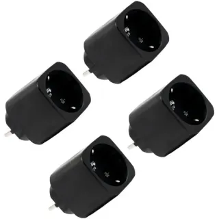 Shelly Plug M Gen3, Schaltsteckdose (schwarz, 4er Pack)