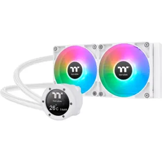 Thermaltake TH240 V2 Ultra ARGB Sync AIO Liquid Cooler Snow Edition, Wasserkühlung (weiß)