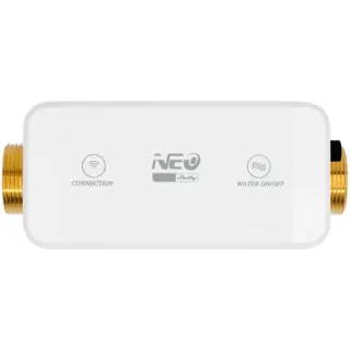 Shelly Neo Smart Water Valve, Ventil (weiß, Trinkwasser-zertifiziertes Messingventil)