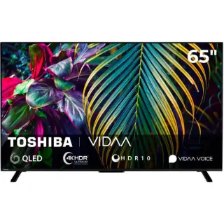 Toshiba 65QV2363DA, QLED-Fernseher (164 cm (65 Zoll), schwarz, UltraHD/4K, Triple Tuner, Smart TV, VIDAA)