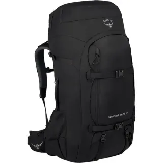 Osprey Farpoint Trek 70, Rucksack (schwarz, 70 Liter)