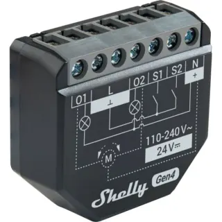 Shelly 2PM Gen4, Relais (schwarz, 2er Pack)