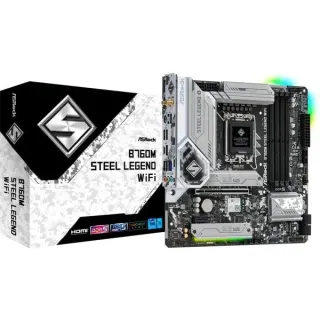 ASRock B760M Steel Legend WiFi, Mainboard (grau/schwarz)