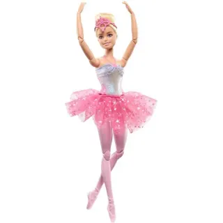 Mattel Barbie Dreamtopia Zauberlicht Ballerina mit Leucht-Kleid, Puppe