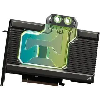 Corsair Hydro X Series XG7 RGB 40-SERIES GPU Water Block (4080 FE), Wasserkühlung (schwarz, inkl. Backplate)
