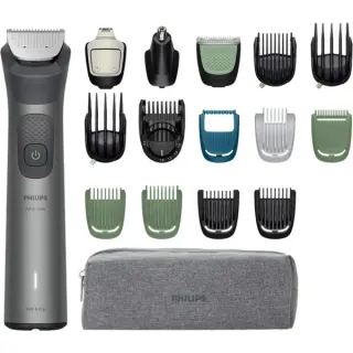 Philips All-in-One Multigroom Trimmer Series 7000 17-in-1, Haarschneider (grau, Gesicht, Haar und Körper)