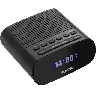 TechniSat Uhrenradio 50, Radiowecker (schwarz, Retail)