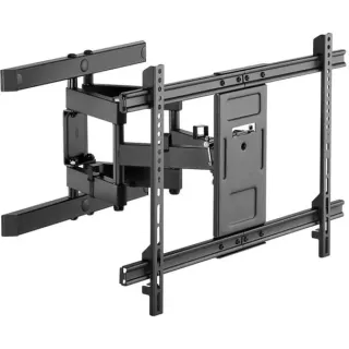 goobay TV-Wandhalterung Pro FULLMOTION (L) (schwarz, für 94 - 178cm (37" - 70") Fernseher)