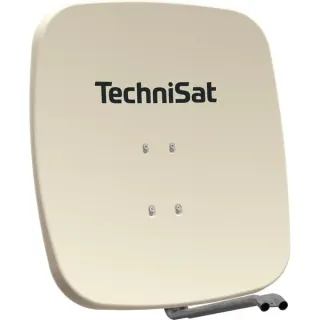 TechniSat Satellitenspiegel 65 Zentimeter Durchmesser Plus, Sat-Spiegel (beige, Retail)