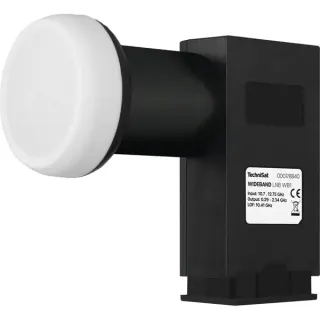 TechniSat Wideband Low Noise Block Converter, LNB (schwarz, Retail)