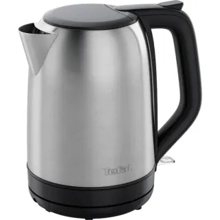 Tefal KO5S0DE Subito , Wasserkocher (edelstahl/schwarz, 2.400 Watt, 1,7 Liter)