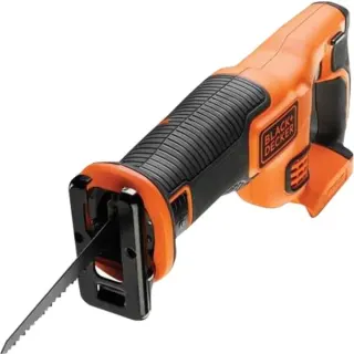 BLACK+DECKER Akku-Säbelsäge BDCR18, 18Volt (orange/schwarz, Li-Ionen Akku 1,5Ah)