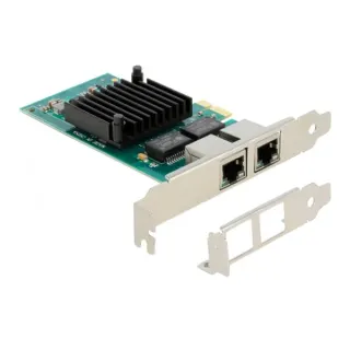 DeLOCK PCIe x1 auf 2x RJ45 Gbit, LAN-Adapter (Intel® i350)