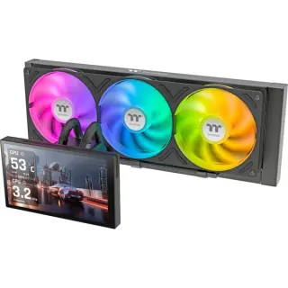 Thermaltake ST360 Ultra, Wasserkühlung (schwarz, 7" IPS LCD)