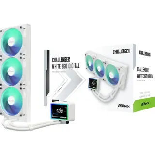 ASRock Challenger White 360 Digital, Wasserkühlung (weiß)