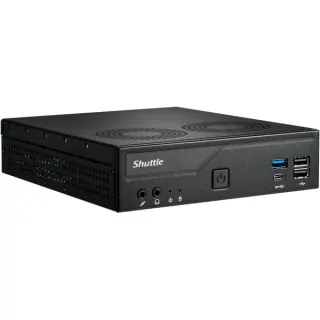 Shuttle XPC slim Barebone DH610V2 (schwarz, ohne Betriebssystem)