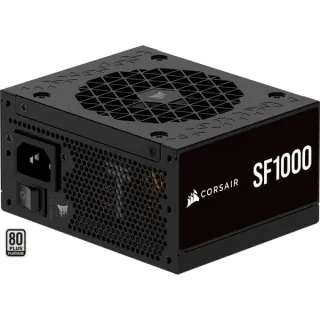 Corsair SF1000, PC-Netzteil (schwarz, 1x 12VHPWR, 3x PCIe, Kabelmanagement, 1000 Watt)