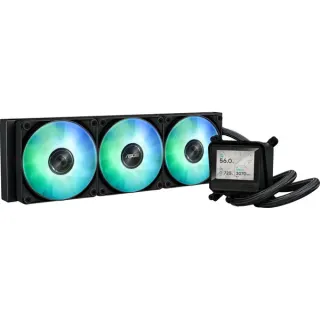 ASUS MAX Gaming LC 360 ARGB LCD, Wasserkühlung (schwarz)