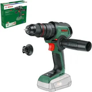 Bosch Heimwerken & Garten Akku-Schlagbohrschrauber AdvancedImpact 18V-80 QuickSnap Solo (grün, ohne Akku und Ladegerät, POWER FOR ALL ALLIANCE)
