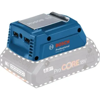 Bosch Professional USB-Ladeadapter GAA 18V-48 Professional (blau, Akku und Ladegerät nicht enthalten!)