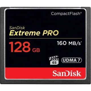 SanDisk CompactFlash Extreme Pro 128 GB, Speicherkarte (schwarz, UDMA 7)
