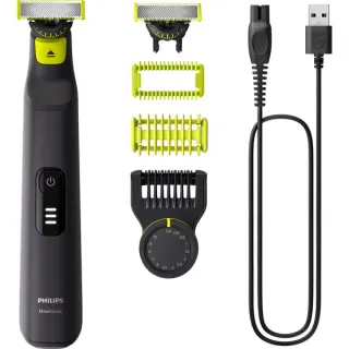 Philips OneBlade Pro 360 Face + Body, Bartschneider (dunkelgrau/hellgrün)