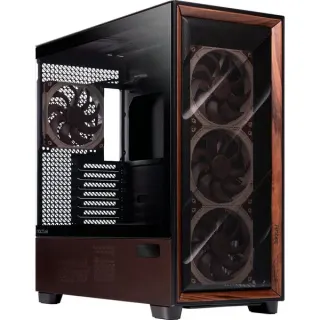 Antec Flux Pro Noctua Edition, Tower-Gehäuse (schwarz/holz, inkl. NA-FH1 Lüfter-Hub)
