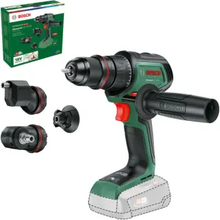 Bosch Heimwerken & Garten Akku-Bohrschrauber AdvancedDrill 18V-80 QuickSnap Solo + Zubehör (grün/schwarz, ohne Akku und Ladegerät, POWER FOR ALL ALLIANCE)