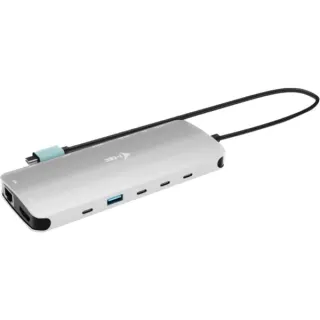 i-tec USB-C Metal Nano 3x Display Dock, Dockingstation (aluminium, 2x HDMI, 1x USB-C Vvideo, Power Delivery 140W)