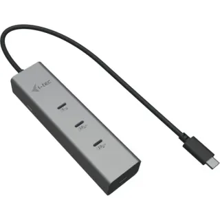 i-tec USB-C Charging Hub (silber, Power Delivery, USB-C Video)