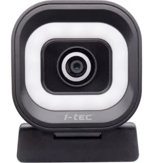 i-tec SOLOMON 700 STREAM 4K, Webcam (schwarz/weiß)