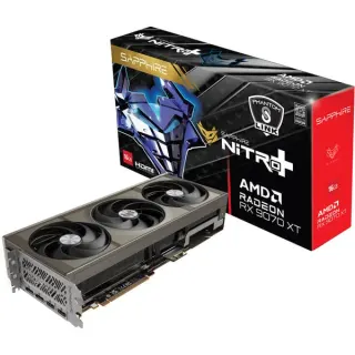 SAPPHIRE Radeon RX 9070 XT Nitro+ Phantom Link OC, Grafikkarte (silber, RDNA4, GDDR6, 2x DisplayPort, 2x HDMI 2.1)