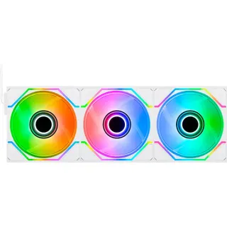 Thermaltake SWAFAN 140 EX INFINITY, Gehäuselüfter (weiß, 3er-Pack, 144 mm)