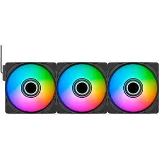 Thermaltake CT140 EX INFINITY, Gehäuselüfter (schwarz, 3er Pack, 140 mm)