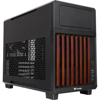 Thermaltake TR200 WS Black, Tower-Gehäuse (schwarz/holz)