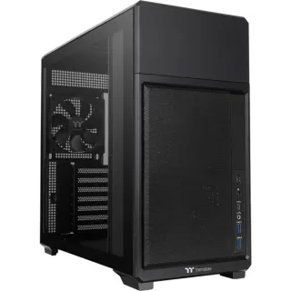 Thermaltake TR300 TG Black, Tower-Gehäuse (schwarz, Tempered Glass)