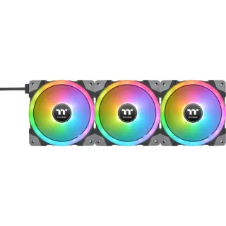 Thermaltake SWAFAN EX12 RGB PC Cooling Fan TT Premium Edition, Gehäuselüfter (3er Pack, 120 mm)