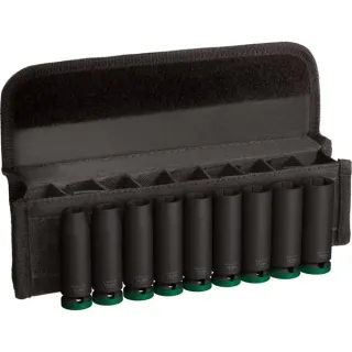 Bosch Professional PRO Impact Steckschlüsseleinsatz-Set 1/2", 9-teilig (schwarz, tief)