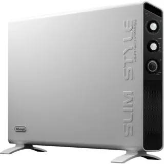DeLonghi Slim Style HCX 3220, Standkonvektor (weiß/schwarz)
