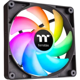 Thermaltake CT140 ARGB Sync PC Cooling Fan, Gehäuselüfter (schwarz, 2er Pack, 140 mm)