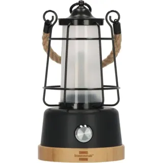 Brennenstuhl Akku Campinglampe CAL 1 AC, LED-Leuchte (schwarz/holz)