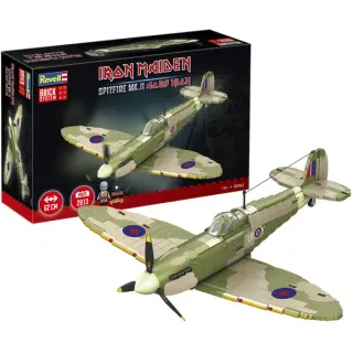 Revell Iron Maiden Spitfire MK.II Aces High - Brick System, Konstruktionsspielzeug (Maßstab: 1:18)