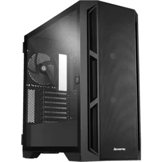 Chieftec Apex Air GA-01B-M-OP , Tower-Gehäuse (schwarz, Tempered Glass)